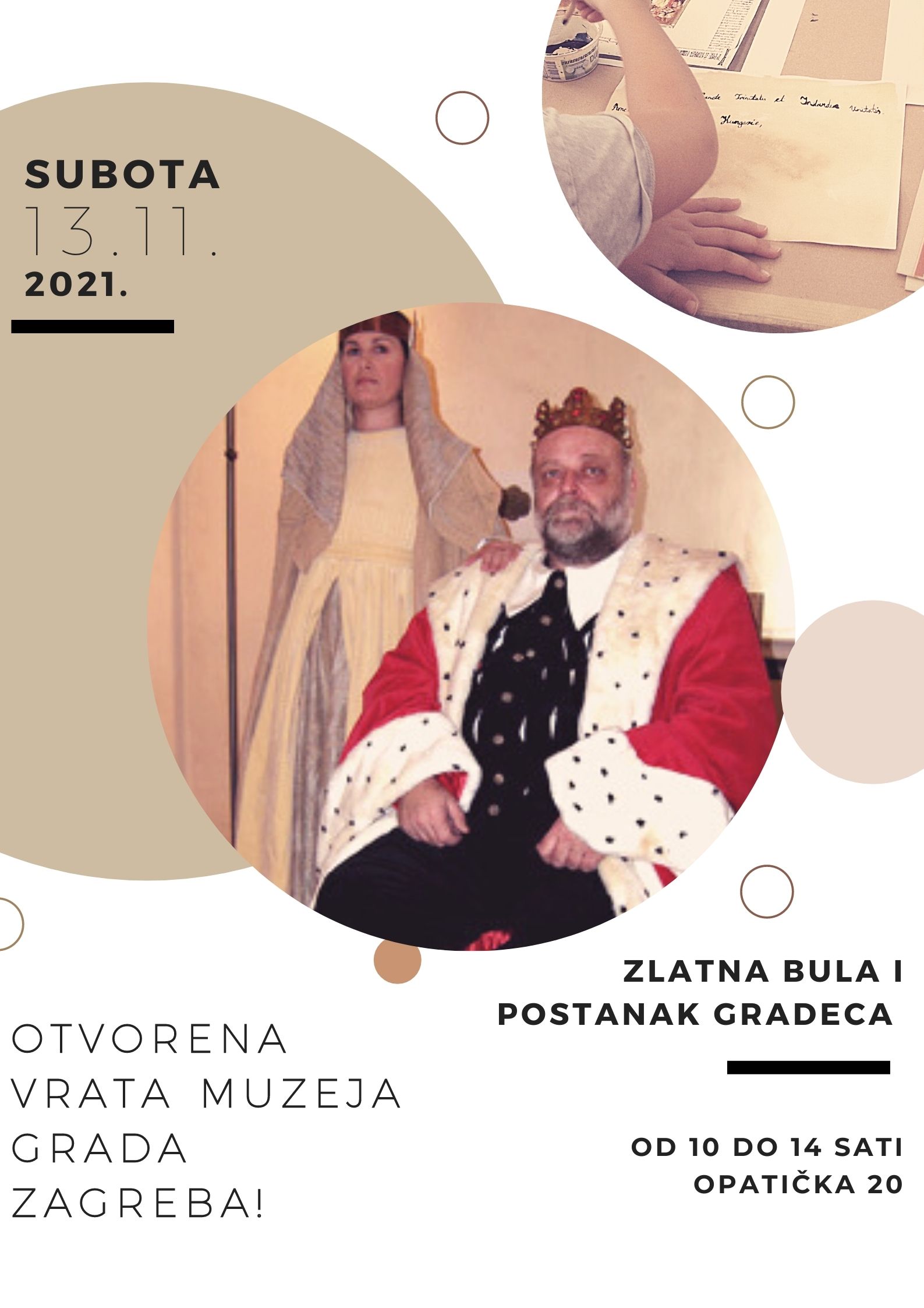 Zlatna bula i postanak Gradeca - OTVORENA VRATA Muzeja grada Zagreba!