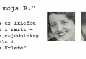 „Draga moja B.“– radionice uz izložbu U životu i smrti – crtice iz zajedničkog života Bele i Miroslava Krleže tijekom listopada 2021.