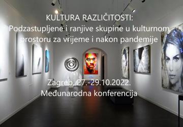 Međunarodna konferencija u Tiflološkom Muzeju „Kultura različitosti: Podzastupljene i ranjive skupine u kulturnom prostoru za vrijeme i nakon pandemije“.