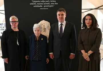 Posjet predsjednika Republike Hrvatske, Zorana Milanovića Muzeju grada Zagreba povodom Međunarodnog dana žena