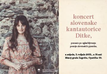 Koncert slovenske kantautorice Ditke