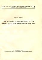 Instalacija nagodbenoga bana barona Levina Raucha godine 1869., 1938 